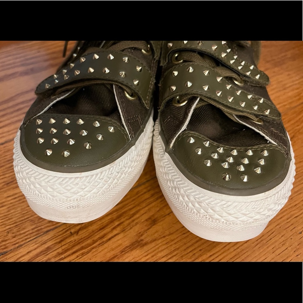 Converse High-Top Stud-Strap Platform Sneaker, Gr… - image 3